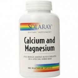 Comprar online CALCIUM AND MAGNESIUM 90 Vcaps de SOLARAY. Imagen 1