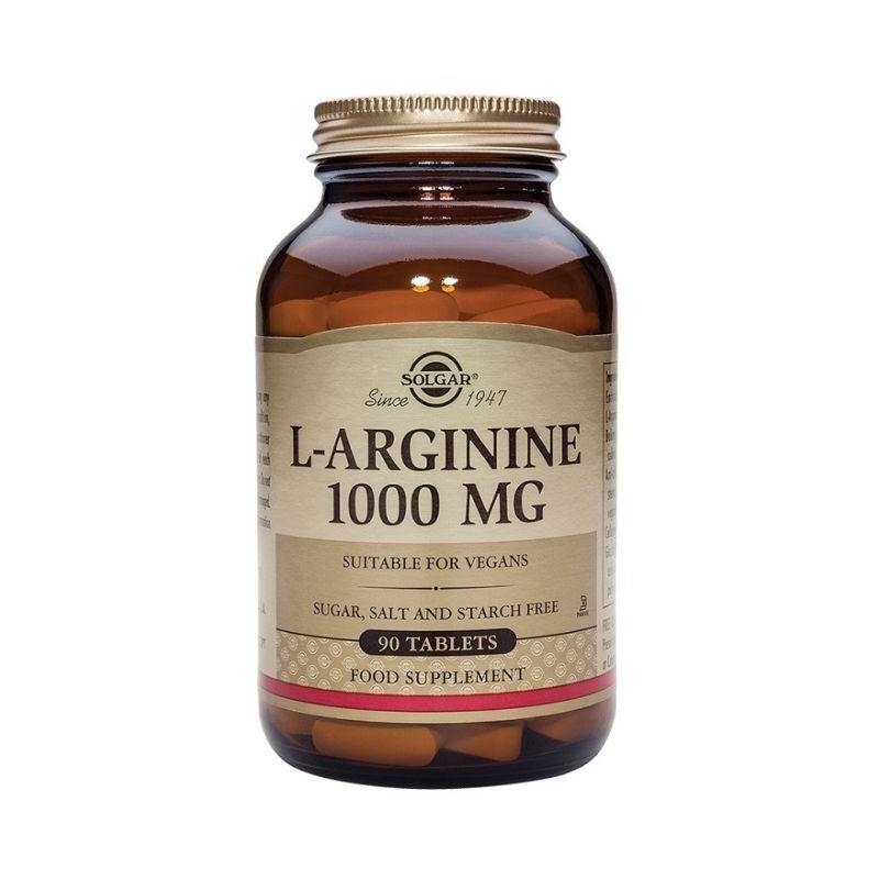 Comprar online L ARGININA 1000 mg 90 Comp de SOLGAR
