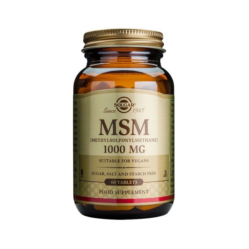 Comprar online MSM 1000 mg 60 Comp de SOLGAR