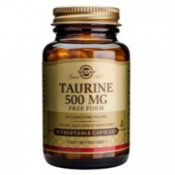 Comprar online TAURINA 500 mg 50 Vcaps de SOLGAR. Imagen 1