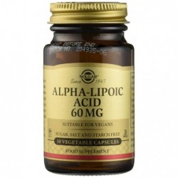 Comprar online AC.ALFA LIPOICO 60 mg 30 Vcaps de SOLGAR. Imagen 1
