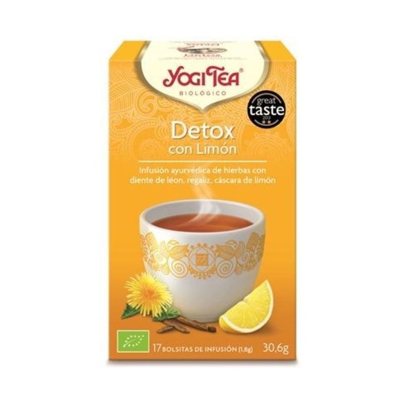 Comprar online YOGI TEA DETOX CON LIMON 17 x 1,8 gr de YOGI TEA