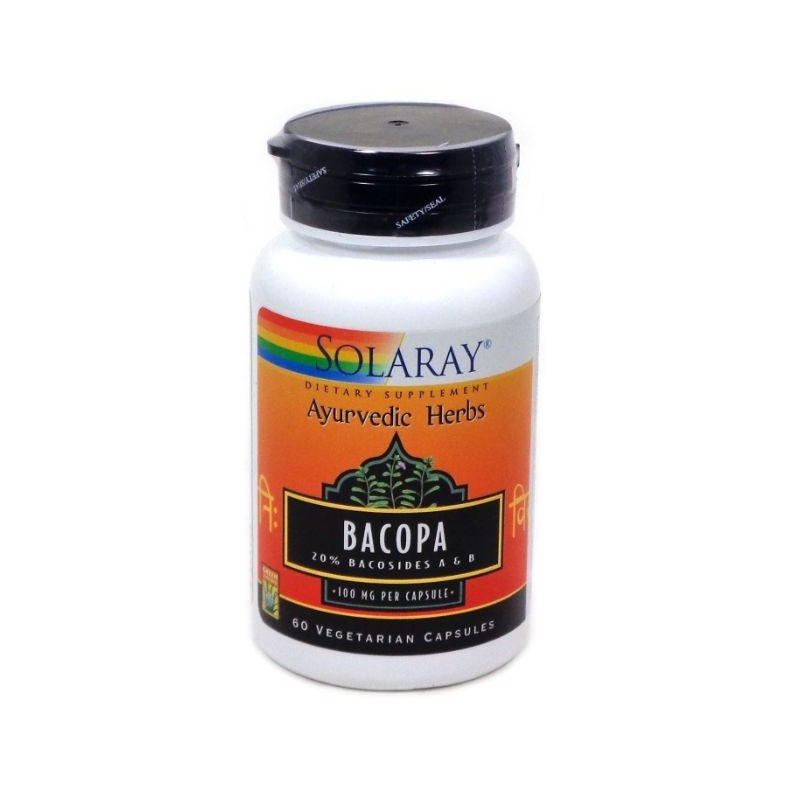 Comprar online BACOPA 100 mg 60 Vcaps de SOLARAY