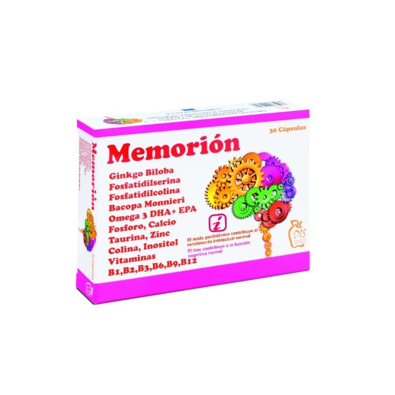 Comprar online MEMORION 500 mg 30 Caps de DIS