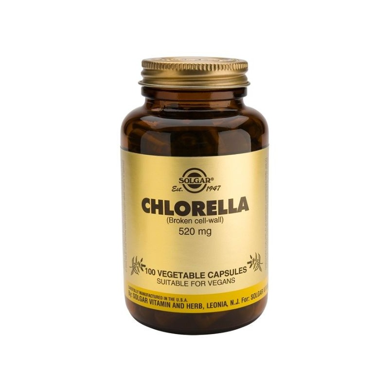Comprar online CHLORELLA 520 mg 100 Vcaps de SOLGAR