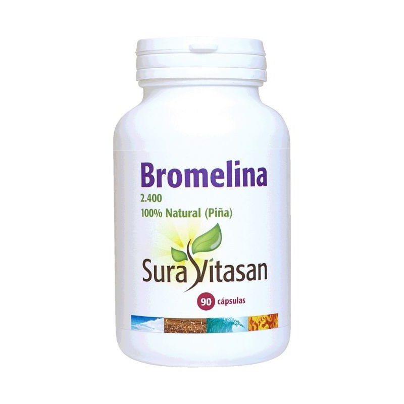 Comprar online BROMELINA NATURAL 500 mg 90 Cap de SURA VITASAN