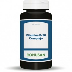 Comprar online COMPLEJO VITAMINA B 50 60 Vcaps de BONUSAN. Imagen 1