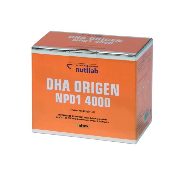 Comprar online DHA ORIGEN NPD1 4000 (30 viales) de NUTILAB-DHA