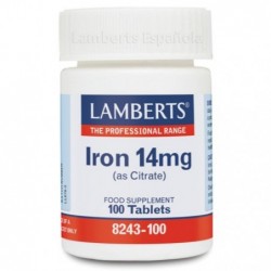 Comprar online HIERRO CITRATO 14 mg 100 Tabs de LAMBERTS. Imagen 1