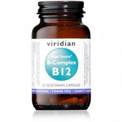 Comprar online HIGH TWELVE VITAMIN B12 CON B-COMPLEX 30 Vcaps de VIRIDIAN. Imagen 1