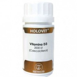 Comprar online HOLOVIT Vitamina D3 2.000 UI (Colecalciferol) 50 C de EQUISALUD. Imagen 1