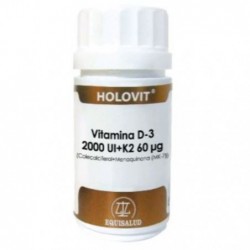 Comprar online HOLOVIT Vitamina D3 2.000 UI + K2 60 UG  50 Cap de EQUISALUD. Imagen 1