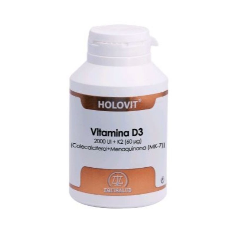 Comprar online HOLOVIT Vitamina D3 2.000 UI + K2 60 ug 180 Cap de EQUISALUD