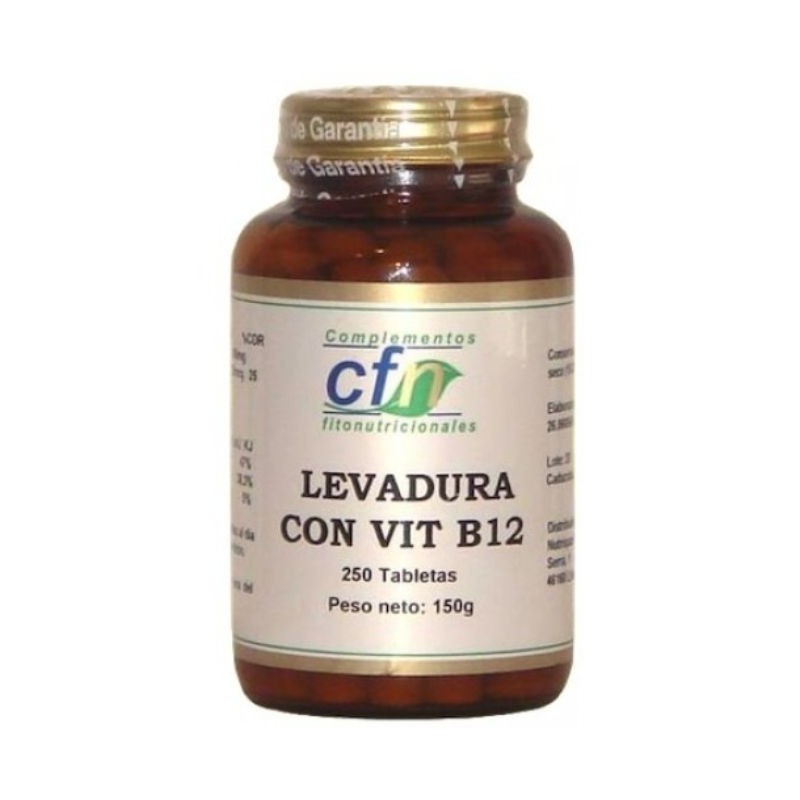 Comprar online LEVADURA CON VIT B12 250 Tab de CFN