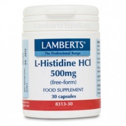Comprar online L-HISTIDINA HCI 500MG 30 de LAMBERTS. Imagen 1