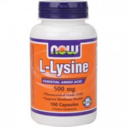Comprar online L-LYSINE 500 mg 100 Tabs de NOW. Imagen 1
