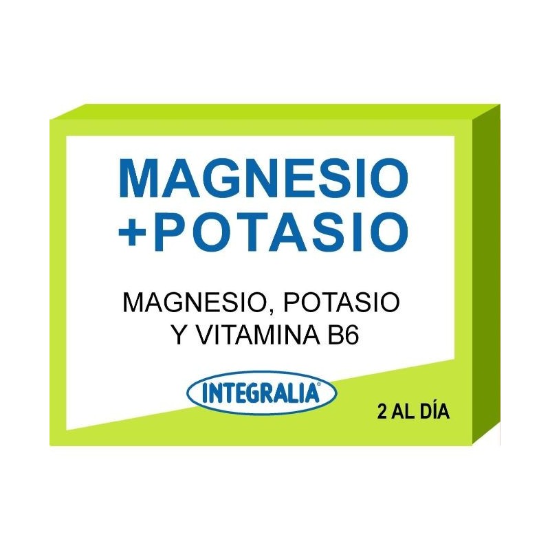 Comprar online MAGNESIO + POTASIO + VITAMINA B6 60 Caps de INTEGRALIA