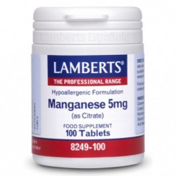 Comprar online MANGANESO COMO CITRATO 5 mg 100 Tabs de LAMBERTS. Imagen 1