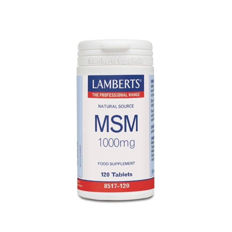 Comprar online MSM 1000 mg 120 Tabs de LAMBERTS
