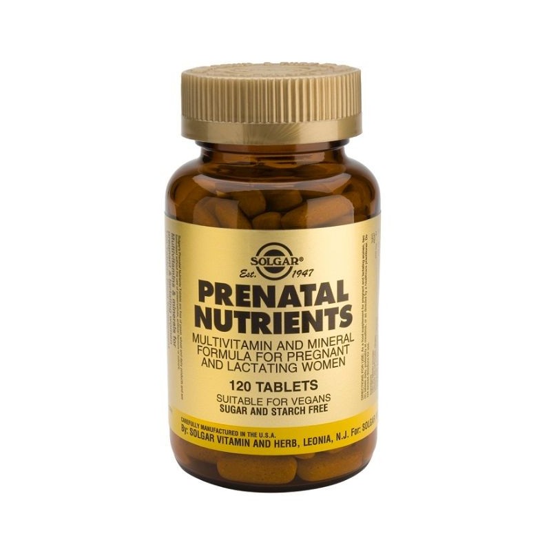 Comprar online NUTRIENTES PRENATALES 60 Comp de SOLGAR