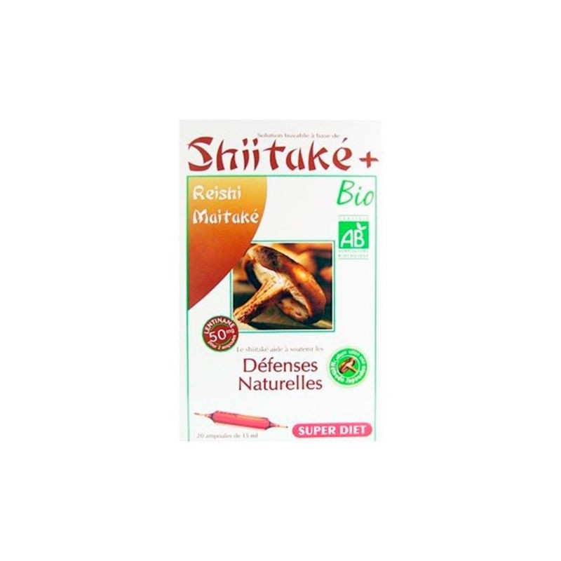Comprar online SHIITAKE + BIO 20 Ampollas de SUPERDIET
