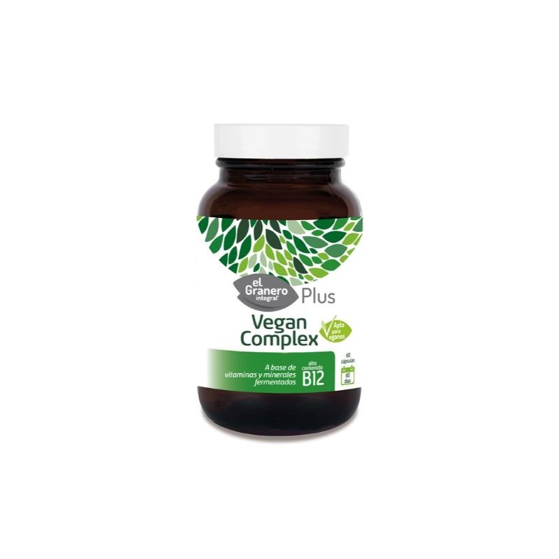 Comprar online VEGAN COMPLEX 60 Caps X 457 mg de GRANERO SUPLEMENTOS