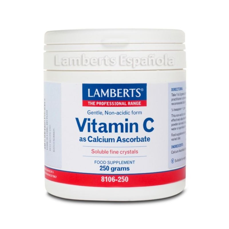 Comprar online VIT C ASCORBATO CALCIO 250 gr Polvo de LAMBERTS