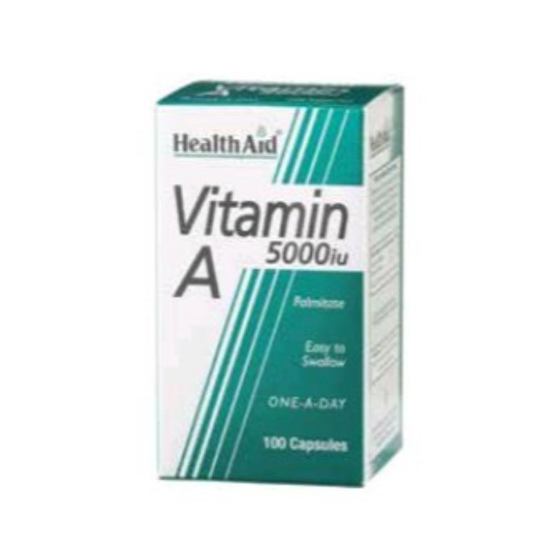 Comprar online VITAMINA A 5.000 UI 100 Caps de HEALTH AID