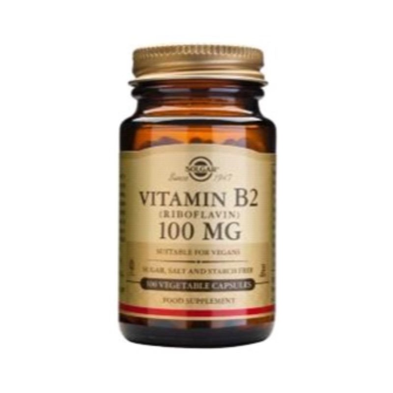 Comprar online VITAMINA B2 RIBOFLAVINA 100 mg 100 Vcaps de SOLGAR