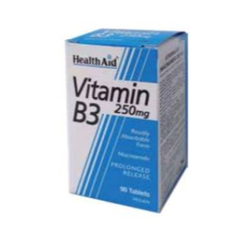 Comprar online VITAMINA B3 (NIACINAMIDA) 250 mg 90 Comp de HEALTH AID