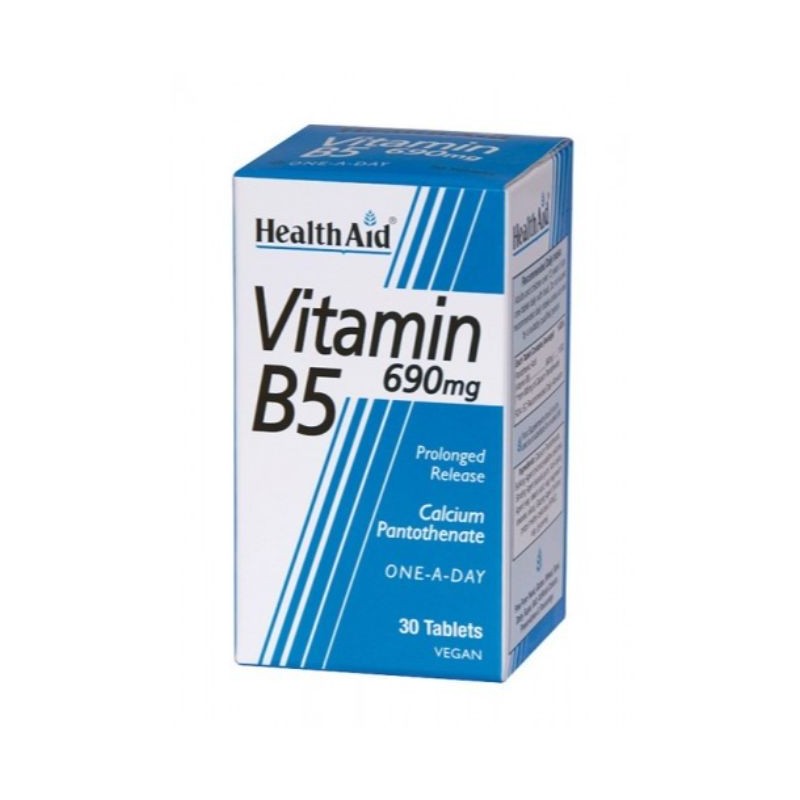 Comprar online VITAMINA B5 (PANTOTENATO CALCICO) 690 mg 30 Comp de HEALTH AID