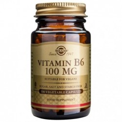 Comprar online VITAMINA B6 100 mg 100 Caps de SOLGAR. Imagen 1