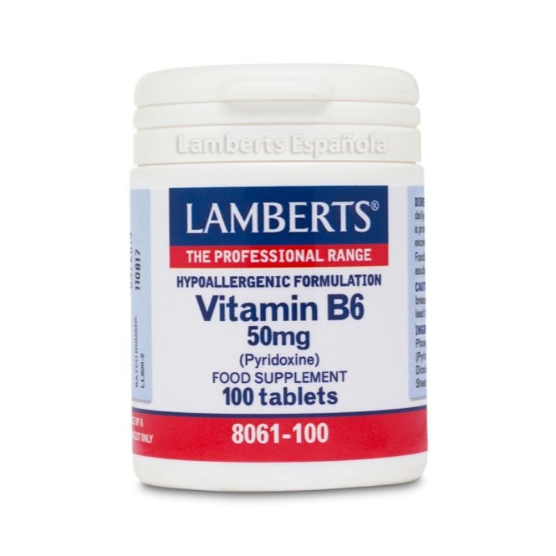 Comprar online VITAMINA B6 50 mg 100 Tabs de LAMBERTS