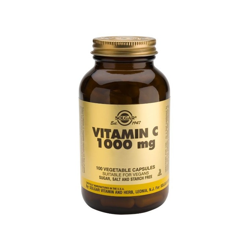 Comprar online VITAMINA C 1000 mg 100 Vcaps de SOLGAR