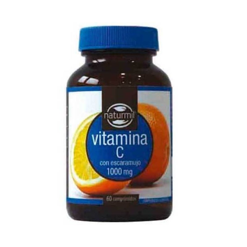 Comprar online VITAMINA C CON ESCARAMUJO 1000 mg 60 Comp de NATURMIL