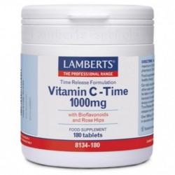 Comprar online VITAMINA C-TIME 1000 mg 180 Tabs de LAMBERTS. Imagen 1