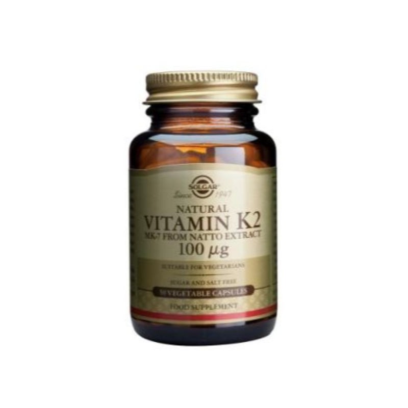 Comprar online VITAMINA K 2 100 mcg 50 Caps de SOLGAR