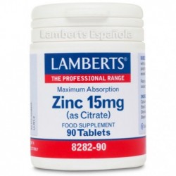Comprar online ZINC (CITRATO) 15 mg 90 Tabs de LAMBERTS. Imagen 1