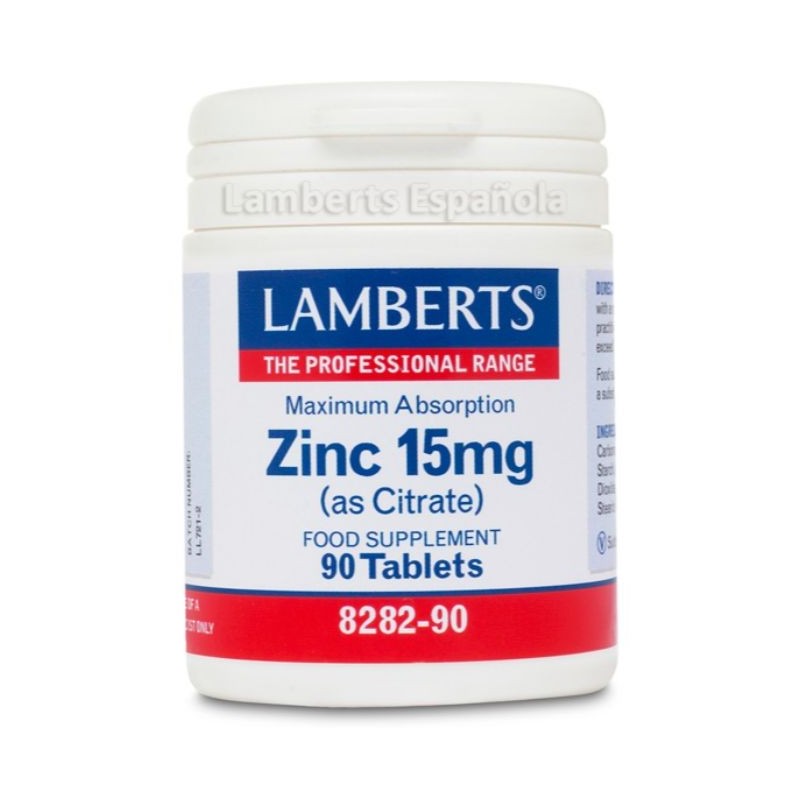 Comprar online ZINC (CITRATO) 15 mg 90 Tabs de LAMBERTS