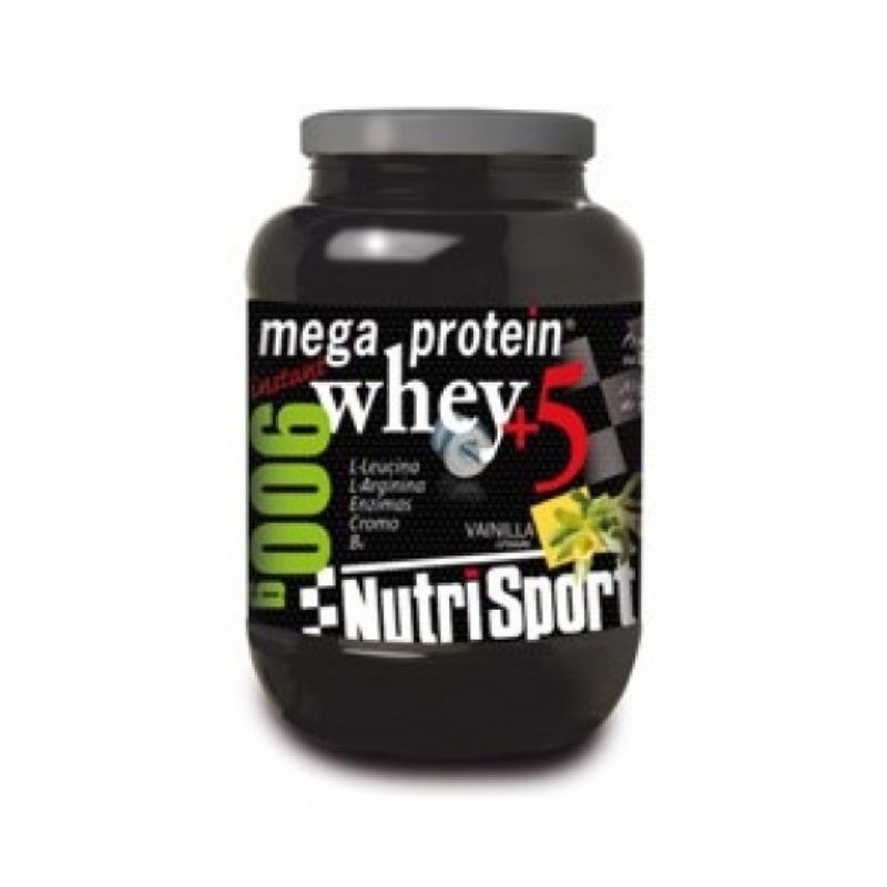 Comprar online MEGA PROTEIN 5 WHEY VAINILLA 900 gr de NUTRISPORT