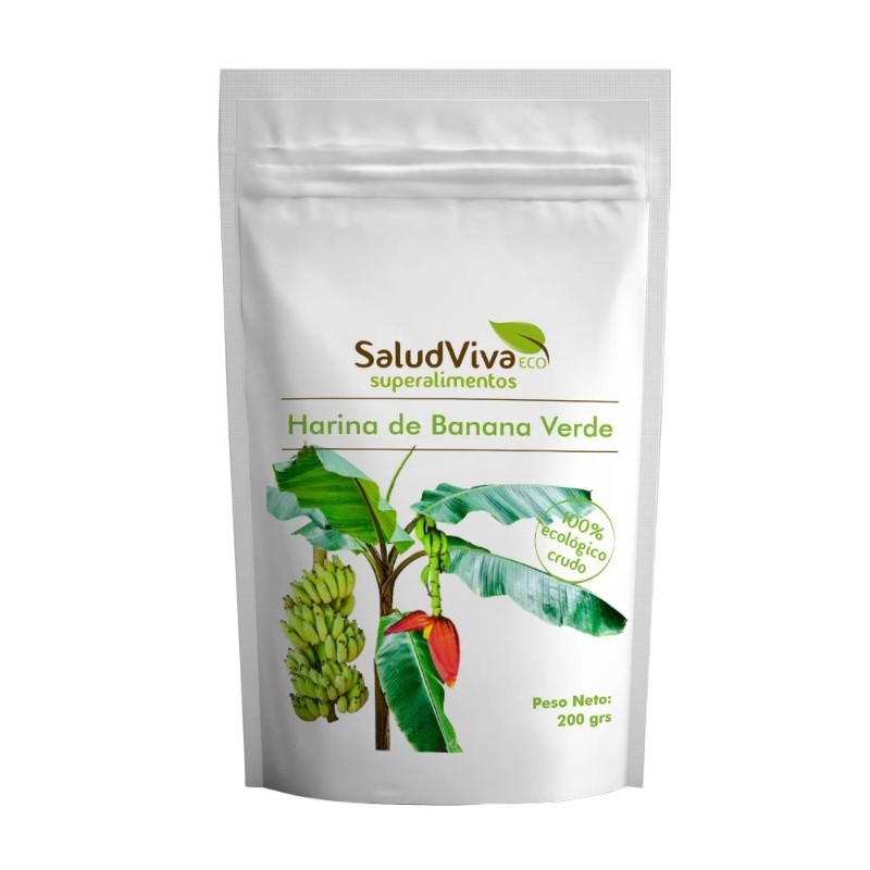 Comprar online HARINA DE BANANA VERDE 200 GRS de SALUD VIVA. Imagen 1