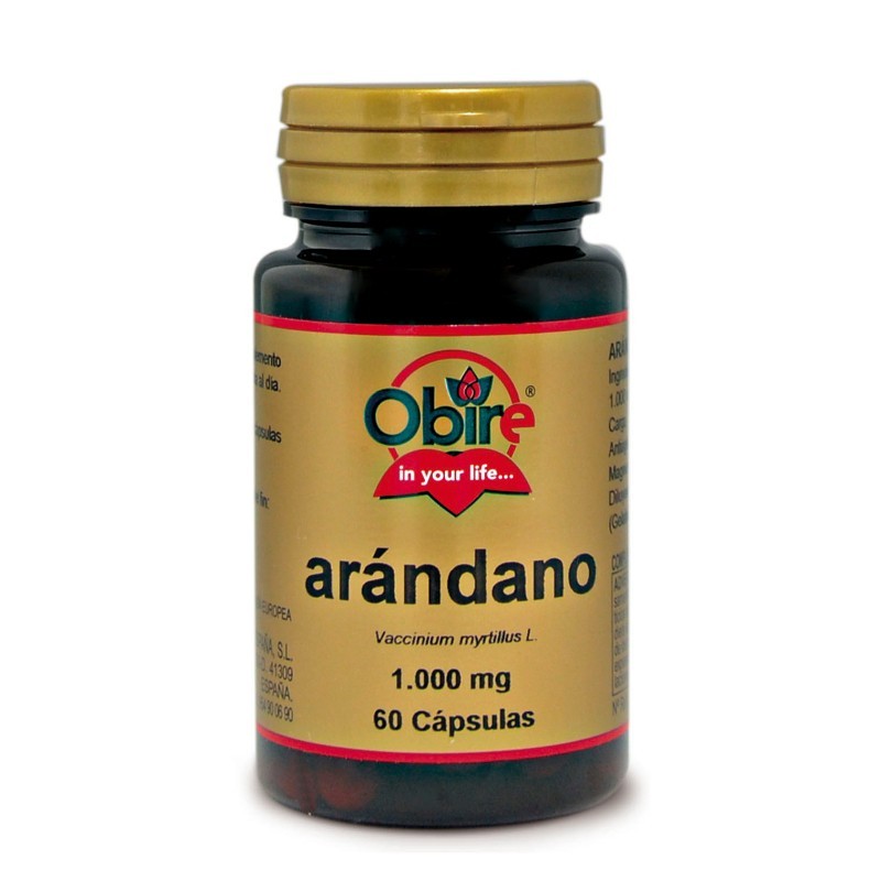 Comprar online ARANDANO 1000 mg 60 Caps de OBIRE