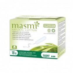 Comprar online TAMPONES DIGITAL MASMI NATURAL COTTON SUPER 18U de MASMI. Imagen 1