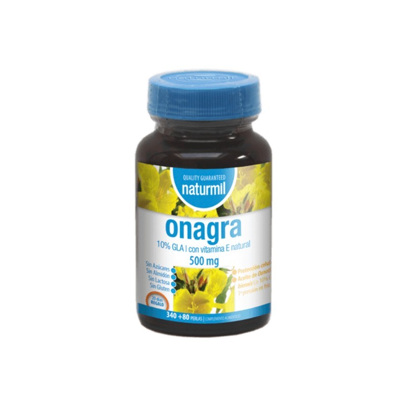 Comprar online ONAGRA 500 mg 340+80 Perlas de NATURMIL