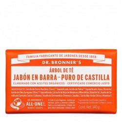 Comprar online JABON EN BARRA ARBOL DEL TE 140 G de DR BRONNERS. Imagen 1
