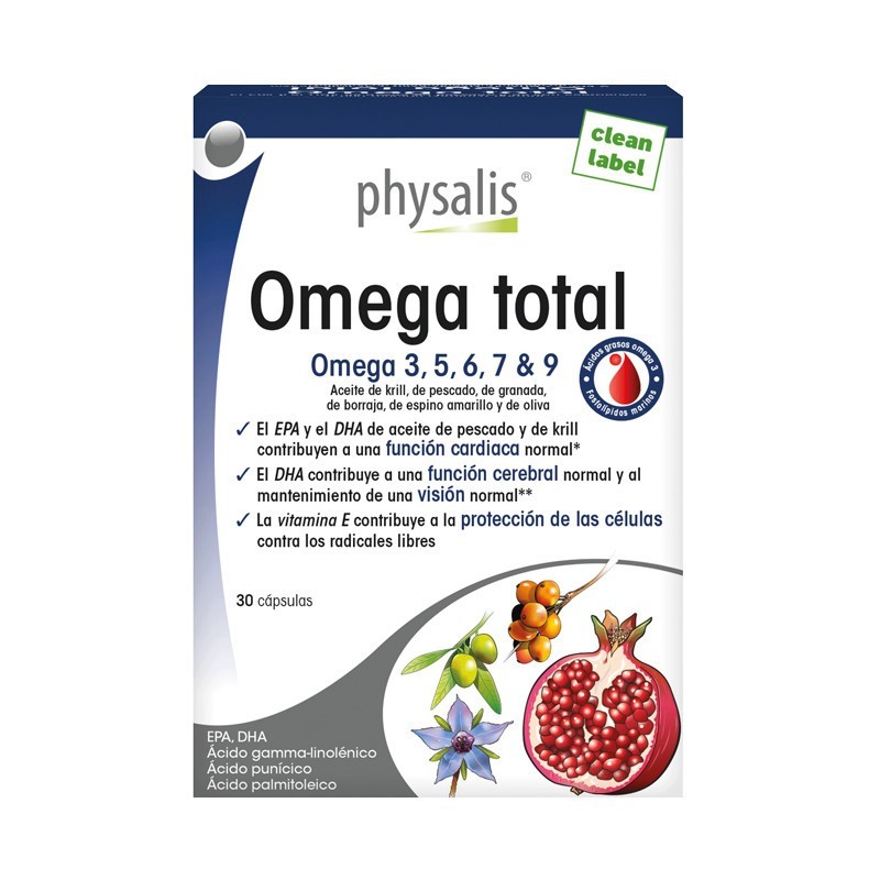 Comprar online OMEGA TOTAL 30 cpsulas de PHYSALIS