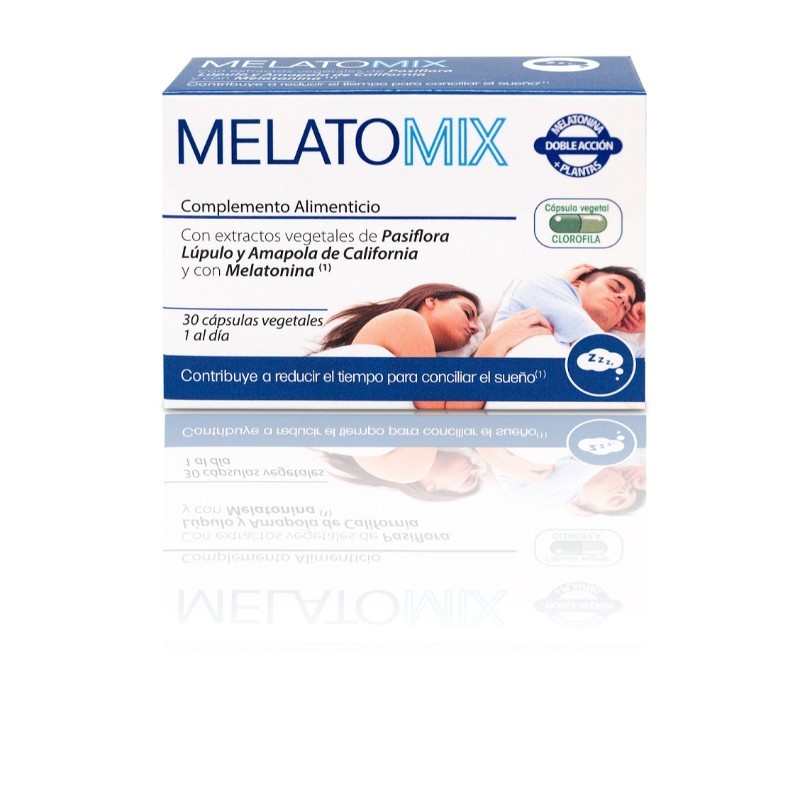 Comprar online MELATOMIX MELATONINA + LUPULO+PASIFLORA+ESCHOLTZIA de VAMINTER