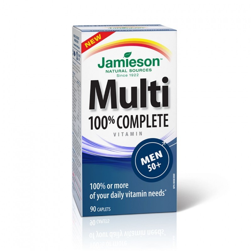 Comprar online MULTI 100% COMPLETE FOR MEN 90 Comprimidos de JAMIESON