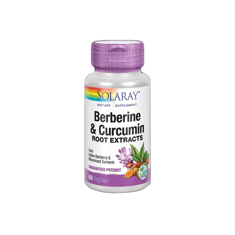 Comprar online BERBERINE & CURCUMA 600 mg 60 Caps de SOLARAY