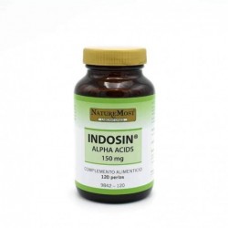 Comprar online INDOSIN 80% Alpha acids 150 mg 60 perlas de NATUREMOST. Imagen 1